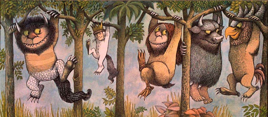 Donde viven los monstruos de Maurice Sendak.