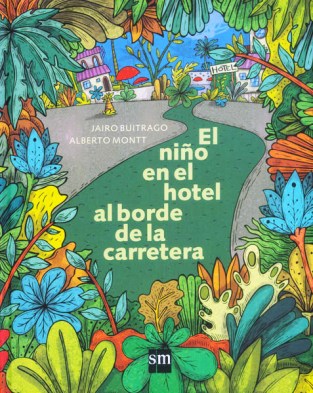 el niño en el hotel al borde