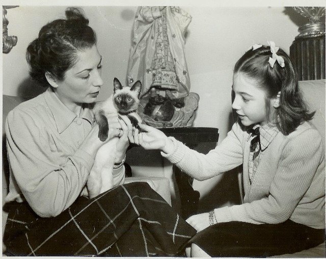 Marina Colasanti con su mamá