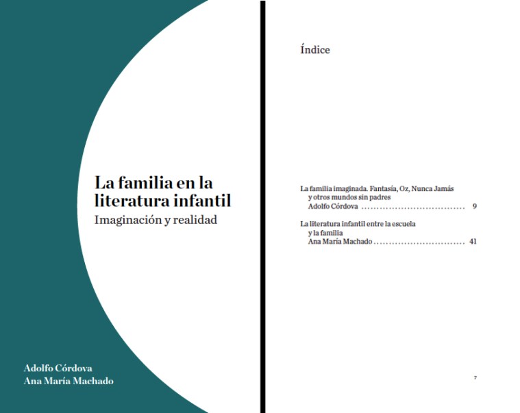 La familia imaginada portada e índice