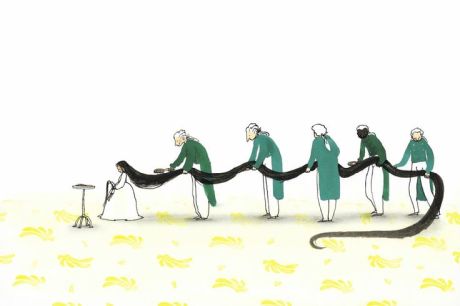 La princesa de largos cabellos