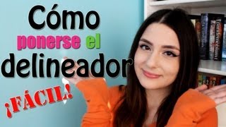 Cómo ponerse el delineador fácil booktuber