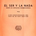 El ser y la&nbsp;nada