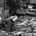 London bookshop following an air raid on October 8 1940&nbsp;AP