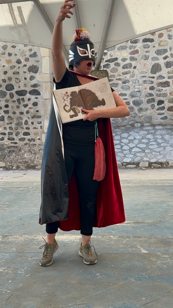 Lucha cuentacuento en Xante.