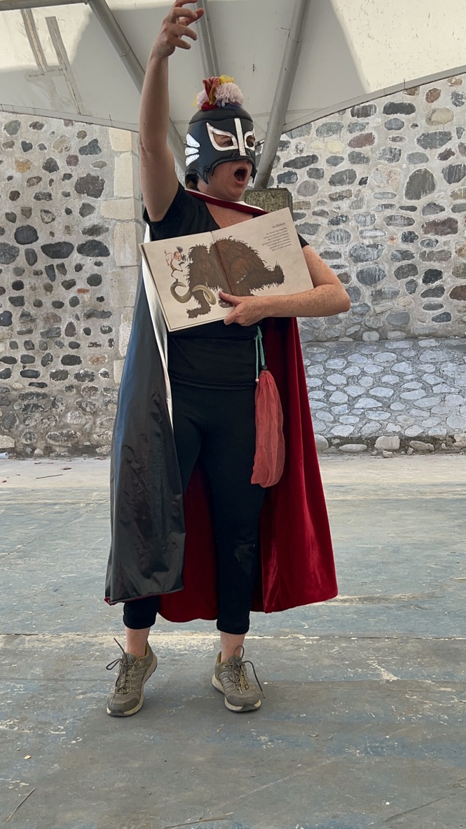 Lucha cuentacuento en Xante.