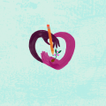 Ilustracion corazon en la mano&nbsp;sola